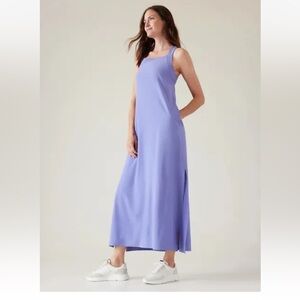 Athleta arrival dress size small new with tags dark adonis blue ( lavender) nwt!
